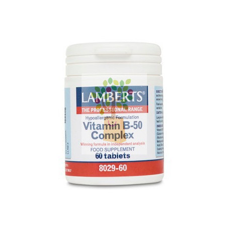 COMPLEJO DE VITAMINAS B-50 60 TABLETAS LAMBERTS