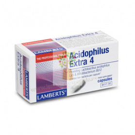 ACIDOPHILUS EXTRA 4 (4.000 MILLONES/CAP) 60 CAPSULAS LAMBERTS