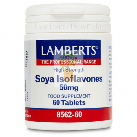 ISOFLAVONAS DE SOJA 50Mg. 60 TABLETAS LAMBERTS