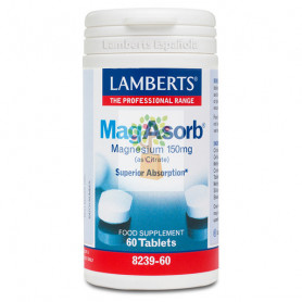 MAGASORB MAGNESIO 150Mg. (COMO CITRATO) 60 TABLETAS LAMBERTS