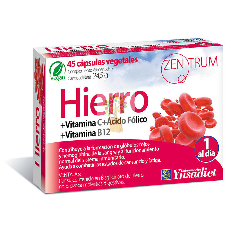 Zentrum Hierro 45 Capsulas Ynsadiet 1805