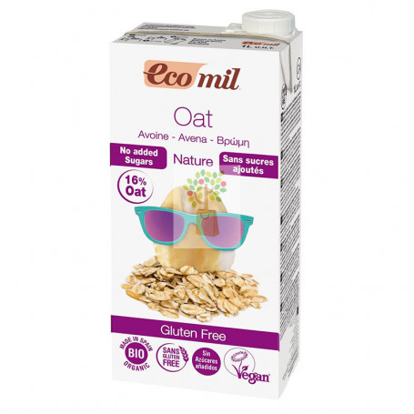 ECOMIL AVENA NATURE GLUTEN FREE 1Lt. NUTRIOPS