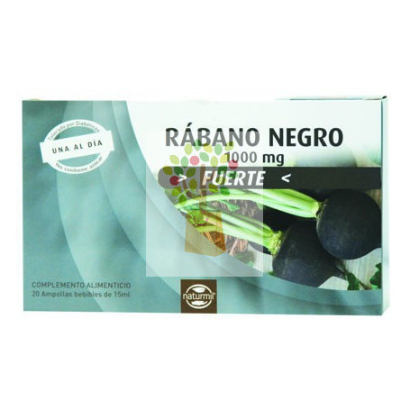 RABANO NEGRO FORTE 20 AMPOLLAS NATURMIL