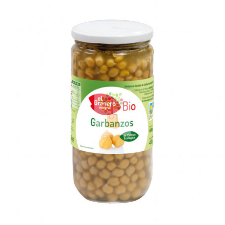 GARBANZOS COCIDOS BIO 660Gr. GRANERO