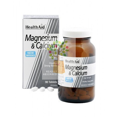 MAGNESIO + CALCIO 90 COMPRIMIDOS HEALTH AID