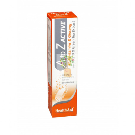 MULTI A-Z ACTIVE 20 COMPRIMIDOS EFERVESCENTES HEALTH AID