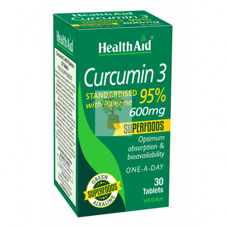 CURCUMIN3 30 COMPRIMIDOS HEALTH AID