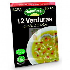 SOPA 12 VERDURAS 40Gr. NATURGREEN