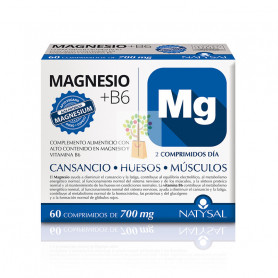 MAGNESIO+B6 60 CAPSULAS NATYSAL