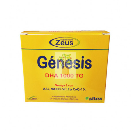 GENESIS DHA 1000TG 30 CAPSULAS ZEUS