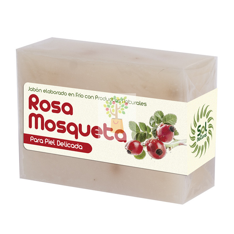 Jabon De Rosa Mosqueta 100gr Sol Natural 4575