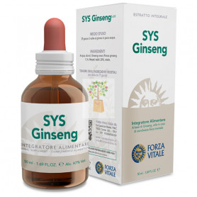 SYS GINSENG ROSSO (GINSENG ROJO) 50Ml. FORZA VITALE