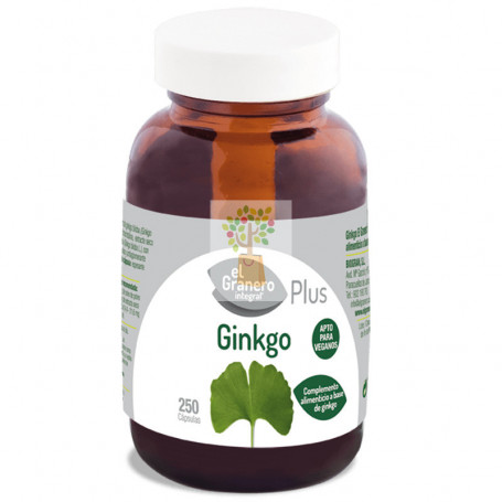 GINKGO BILOBA 250 CAPSULAS EL GRANERO