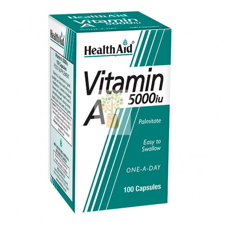 VITAMINA A 5.000UI 100 CAPSULAS HEALTH AID