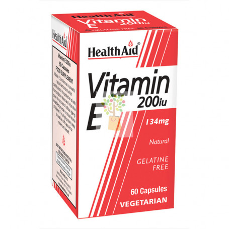 VITAMINA E NATURAL 200UI 60 CAPSULAS HEALTH AID