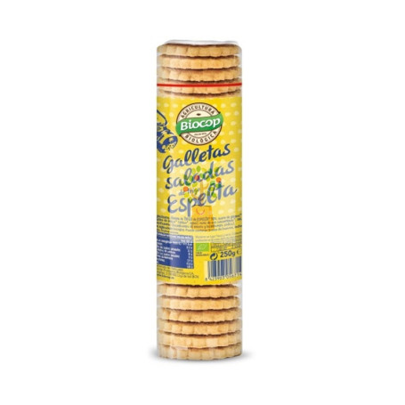 GALLETAS SALADAS DE ESPELTA 230Gr. BIOCOP