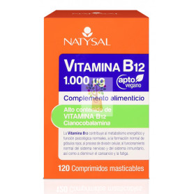 VITAMINA B12 120 COMPRIMIDOS NATYSAL