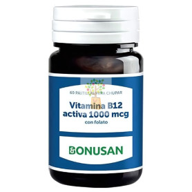 VITAMINA B12 ACTIVA 1000Mcg 60 COMPRIMIDOS BONUSAN