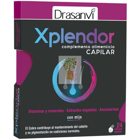 XPLENDOR CAPILAR 24 CAPSULAS DRASANVI