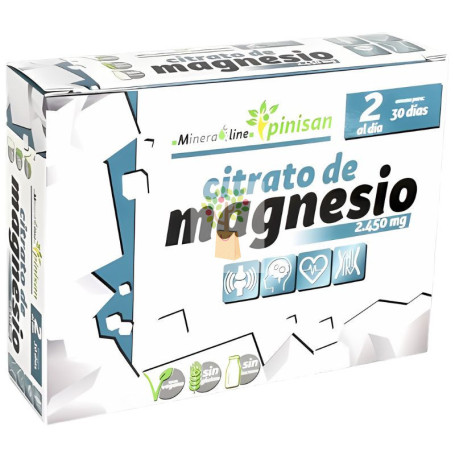 CITRATO DE MAGNESIO 60 CPMPRIMIDOS PINISAN