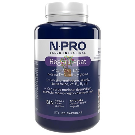 REGENHEPAT 120 CAPSULAS NPRO