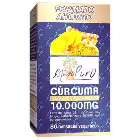 CURCUMA 10000Mg. 80 CAPSULAS ESTADO PURO - TONGIL