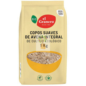 COPOS SUAVES DE AVENA INTEGRAL BIO 1Kg. GRANERO