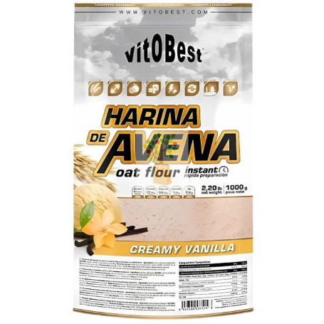 HARINA DE AVENA 1Kg. VAINILLA VIT.O.BEST