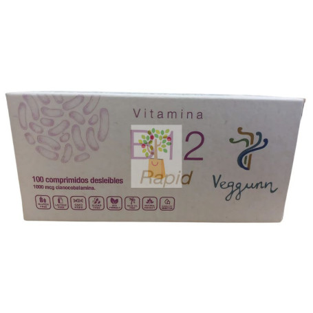 VITAMINA B12  RAPID 1000Mcg 100 COMPRIMIDOS VEGGUNN