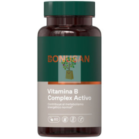 VITAMINA B COMPLEJO ACTIVO 60 CAPSULAS VEGETALES BONUSAN