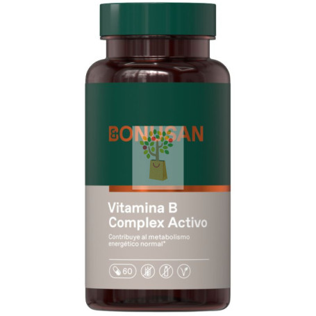 VITAMINA B COMPLEJO ACTIVO 60 CAPSULAS VEGETALES BONUSAN