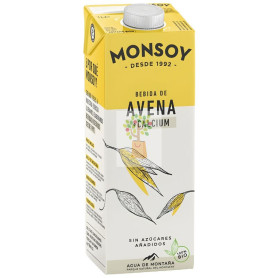 BEBIDA DE AVENA CON CALCIO BIO 1Lt. MONSOY