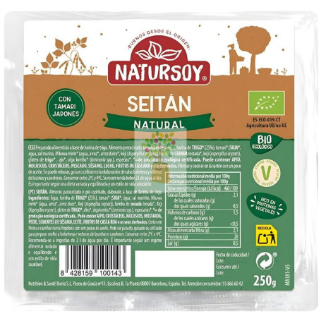SEITAN 250Gr. NATURSOY