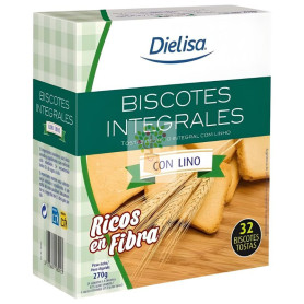 BISCOTES INTEGRALES CON LINO DIETISA