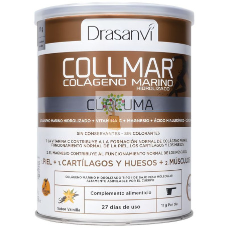 COLLMAR COLAGENO MARINO CURCUMA VAINILLA 300Gr. DRASANVI