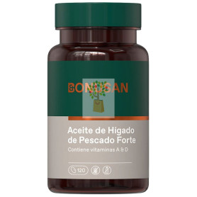 ACEITE DE HÍGADO DE PESCADO FORTE 120 PERLAS BONUSAN