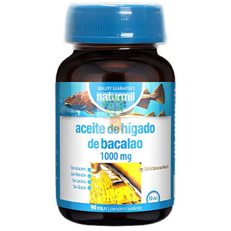 ACEITE DE HÍGADO DE BACALAO 1000MG 90 PERLAS NATURMIL