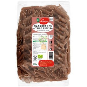 MACARRONES DE TRIGO ESPELTA INTEGRAL BIO 500Gr. GRANERO
