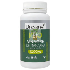 VINAGRE DE MANZANA 60 CÁPSULAS KETO DRASANVI