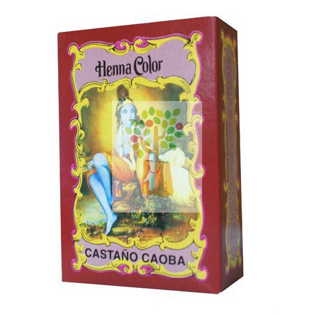 HENNA CASTAÑO CAOBA POLVO RADHE SHYAM