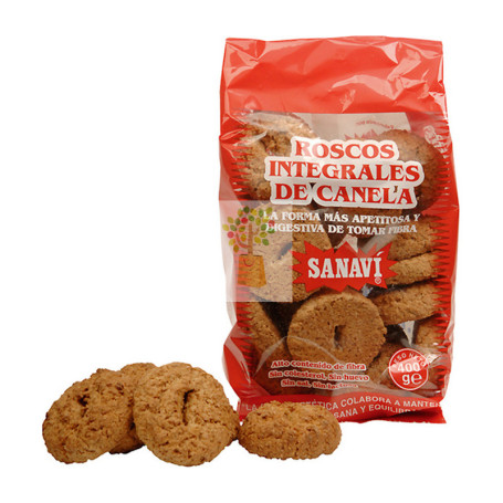 ROSCOS CANELA INTEGRAL 400Gr. SANAVI