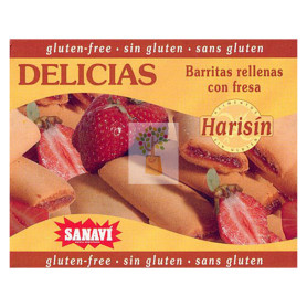 DELICIAS DE FRESA S/G 150Gr. SANAVI