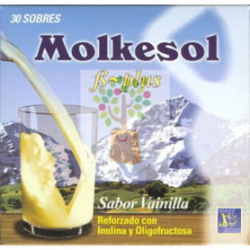 MOLKESOL VAINILLA ENZIMATICO CON ESTEVIA 30 SOBRES YNSADIET