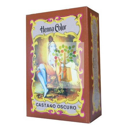 HENNA CASTAÑO OSCURO POLVO RADHE SHIAM