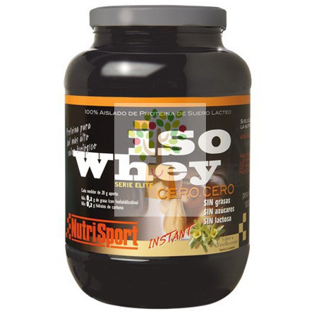 ISO WHEY CERO-CERO SABOR VAINILLA 900G NUTRISPORT
