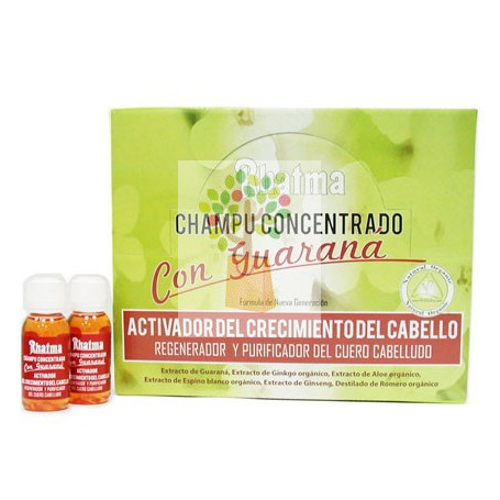 CHAMPU ESTIMULADOR CON GUARANA 30Ml. RHATMA