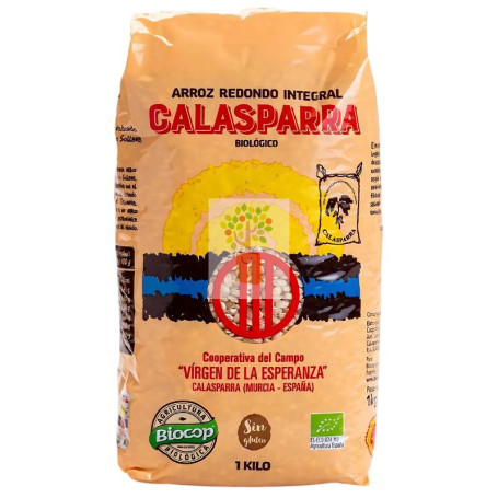 ARROZ INTEGRAL REDONDO 1 KG CALASPARRA
