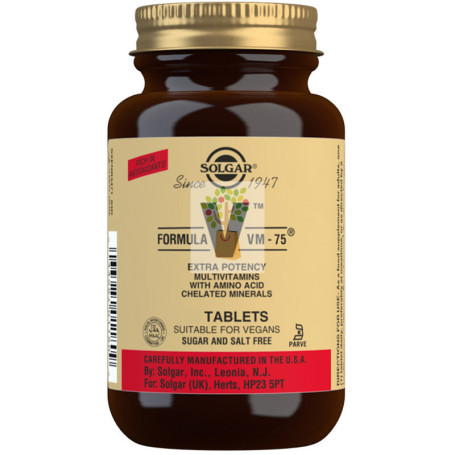 FORMULA VM-75 60 TABLETAS SOLGAR