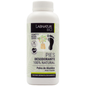 DESODORANTE DE ALUMBRE EN POLVO PARA PIES 100G LABNATUR BIO