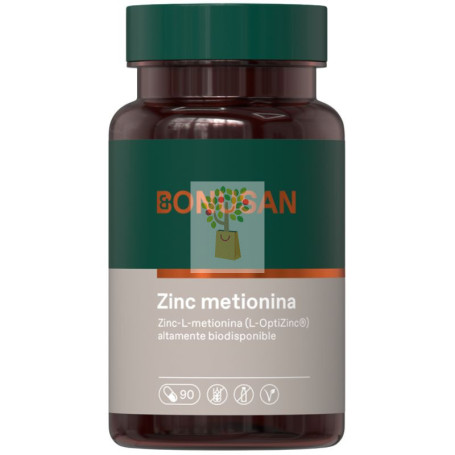 ZINC METIONINA 90 CÁPSULAS BONUSAN
